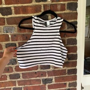 Striped Crop Top